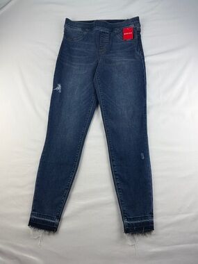 Spanx Distressed Skinny Jeans – Medium | Dip-Dye Ankle | NWT